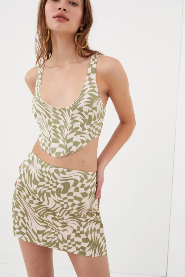 Woman For Love & Lemons Aiko Mini Skirt