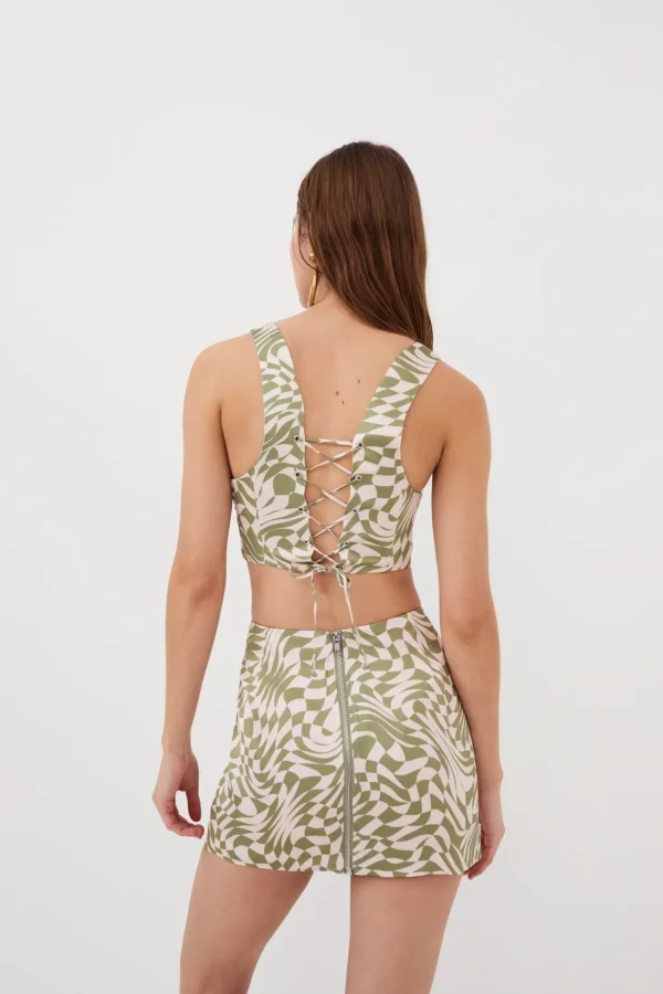 Woman For Love & Lemons Aiko Mini Skirt