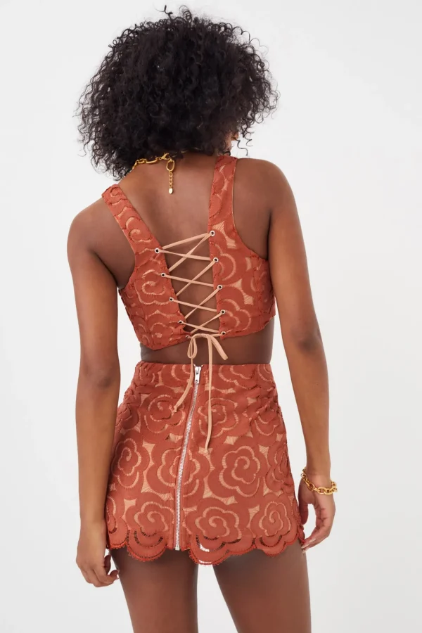 Woman For Love & Lemons Aiko Mini Skirt