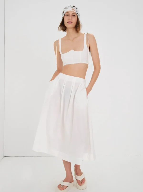 Woman For Love & Lemons Alexis Midi Skirt