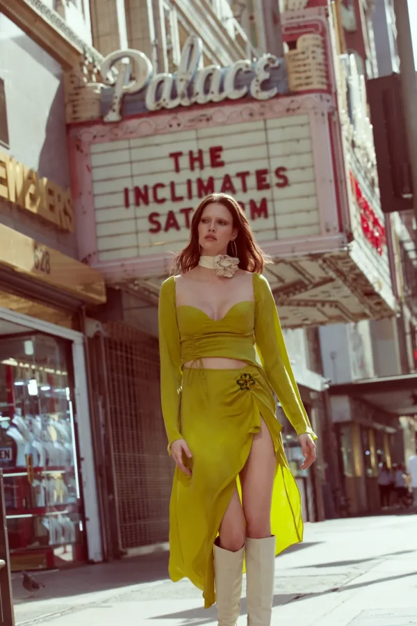 Woman For Love & Lemons Allie Midi Dress