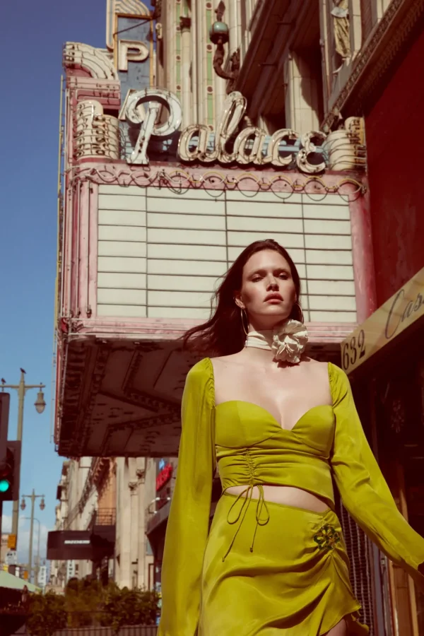 Woman For Love & Lemons Allie Midi Dress