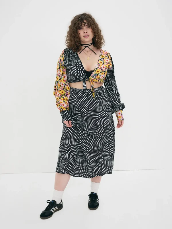 Woman For Love & Lemons Anya Crop Top