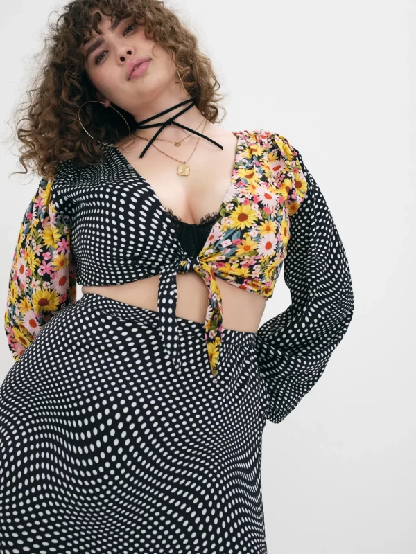 Woman For Love & Lemons Anya Crop Top