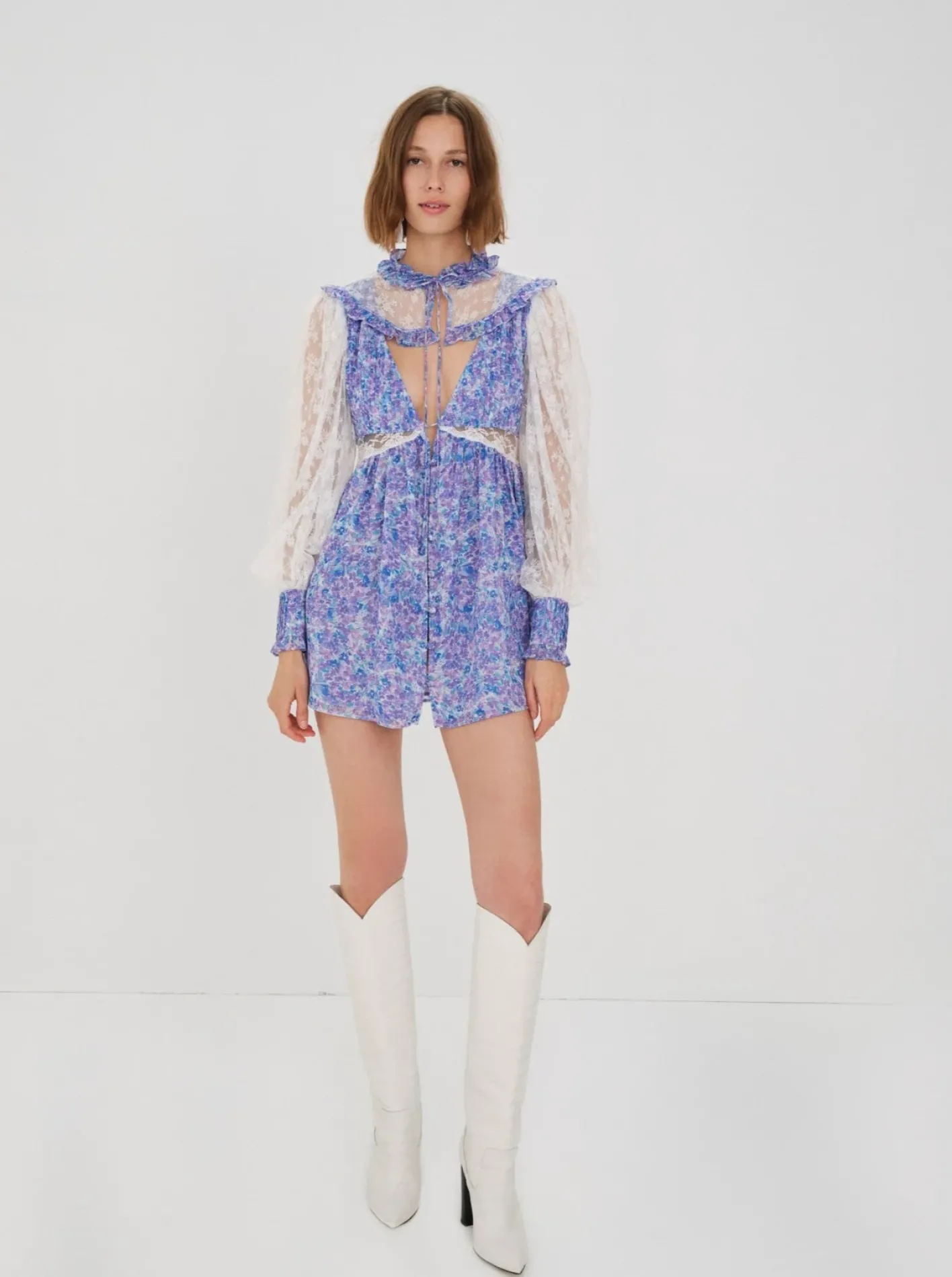 april_mini_dress_2.webp Woman For Love & Lemons April Mini Dress