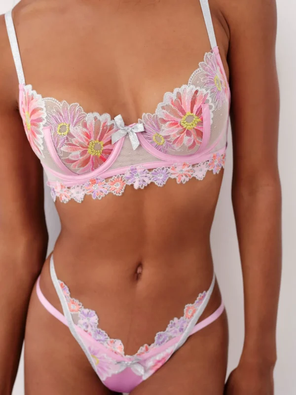 Woman For Love & Lemons Aster Embroidery Underwire Bra