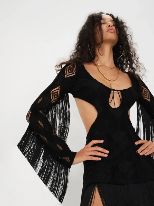 Woman For Love & Lemons Aubrey Mini Dress