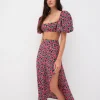 Woman For Love & Lemons Barolo Midi Skirt