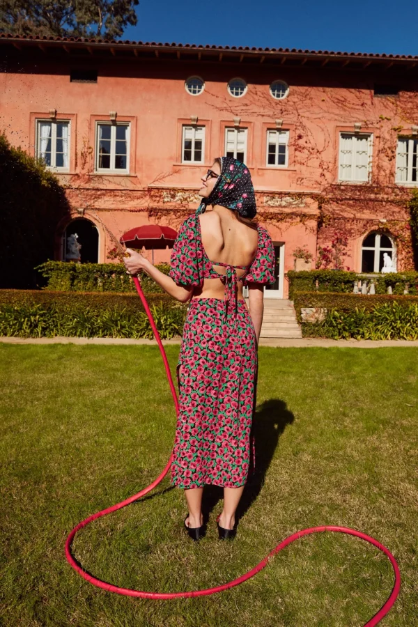 Woman For Love & Lemons Barolo Midi Skirt