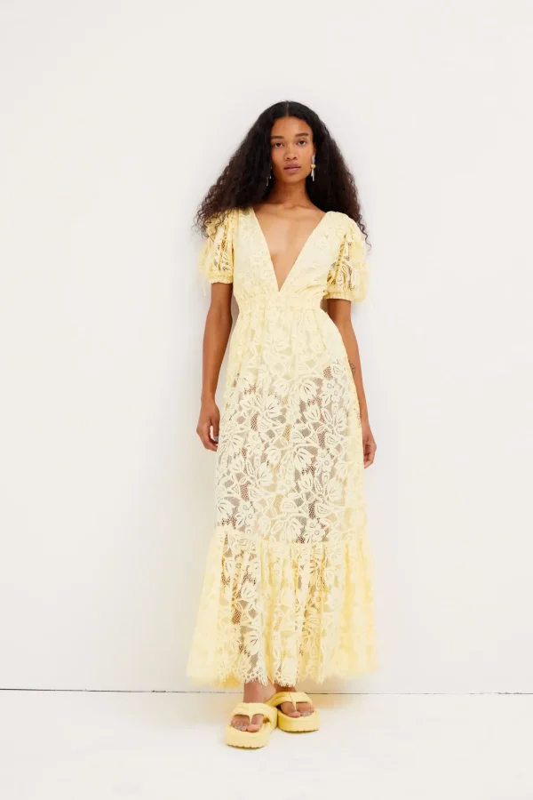 Woman For Love & Lemons Bea Maxi Dress
