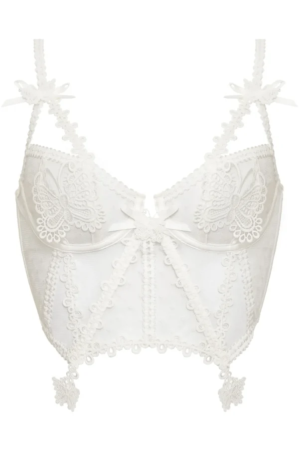 Woman For Love & Lemons Beaming Butterfly Applique Bustier