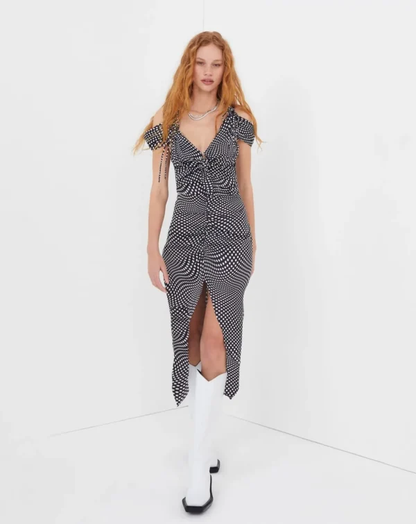 Woman For Love & Lemons Beth Midi Dress