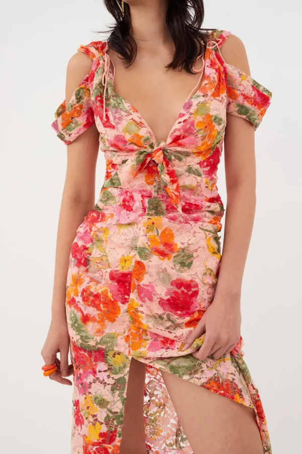 Woman For Love & Lemons Beth Midi Dress