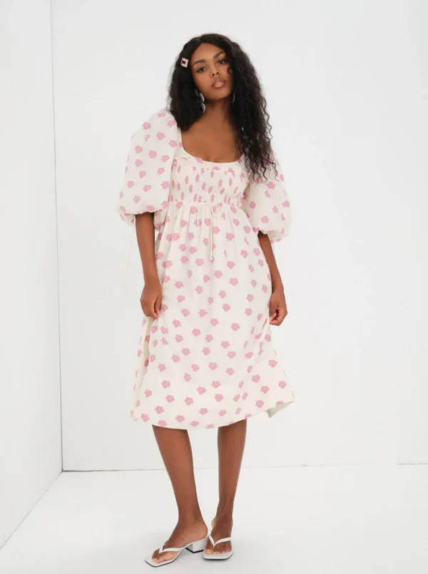 Woman For Love & Lemons Blakely Midi Dress