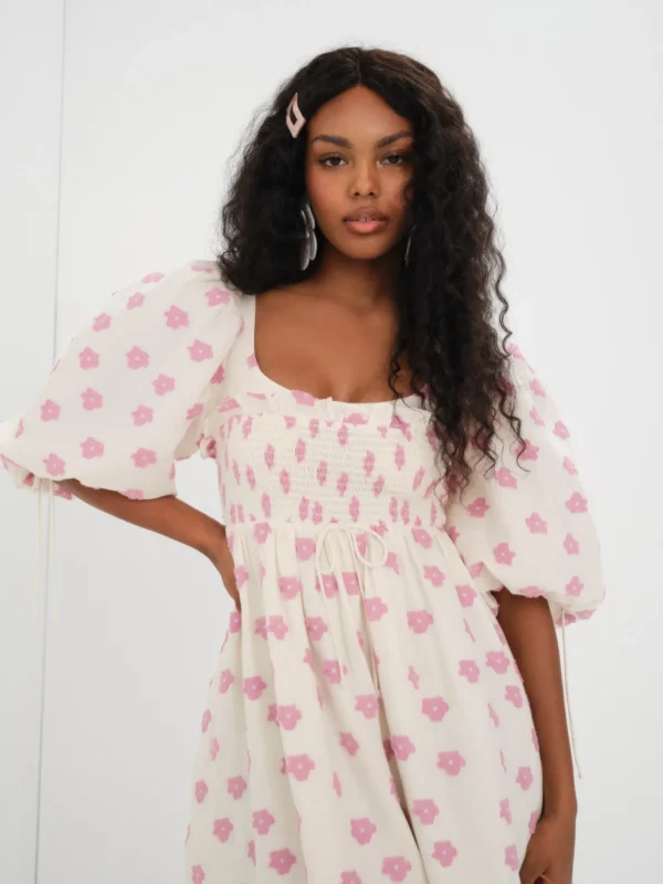 Woman For Love & Lemons Blakely Midi Dress