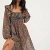 Woman For Love & Lemons Brittany Midi Dress