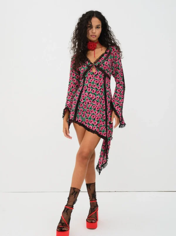 Woman For Love & Lemons Brunello Asymmetrical Dress