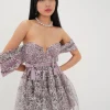 Woman For Love & Lemons Brynne Mini Dress