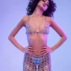 Woman For Love & Lemons Butterfly Grid Skirt