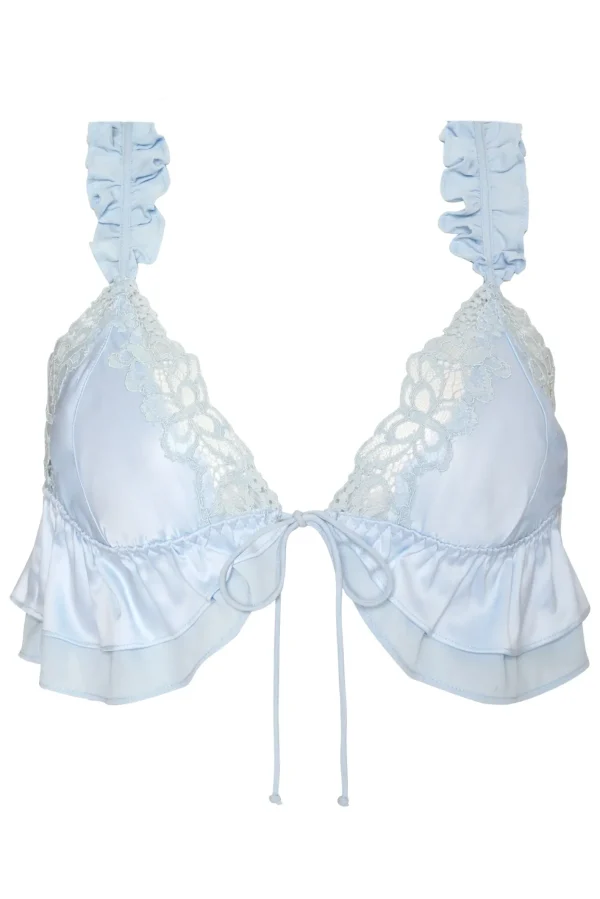 Woman For Love & Lemons Butterfly Lace Ruffle Bra
