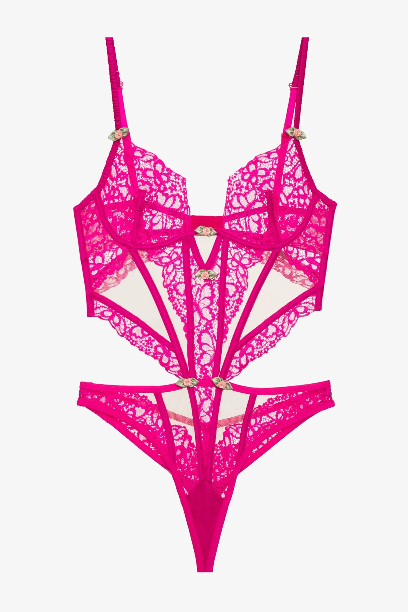 butterfly_lace_teddy_4.webp Woman For Love & Lemons Butterfly Lace Teddy