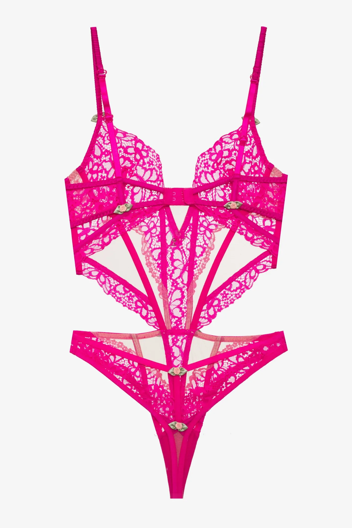 butterfly_lace_teddy_6.webp Woman For Love & Lemons Butterfly Lace Teddy