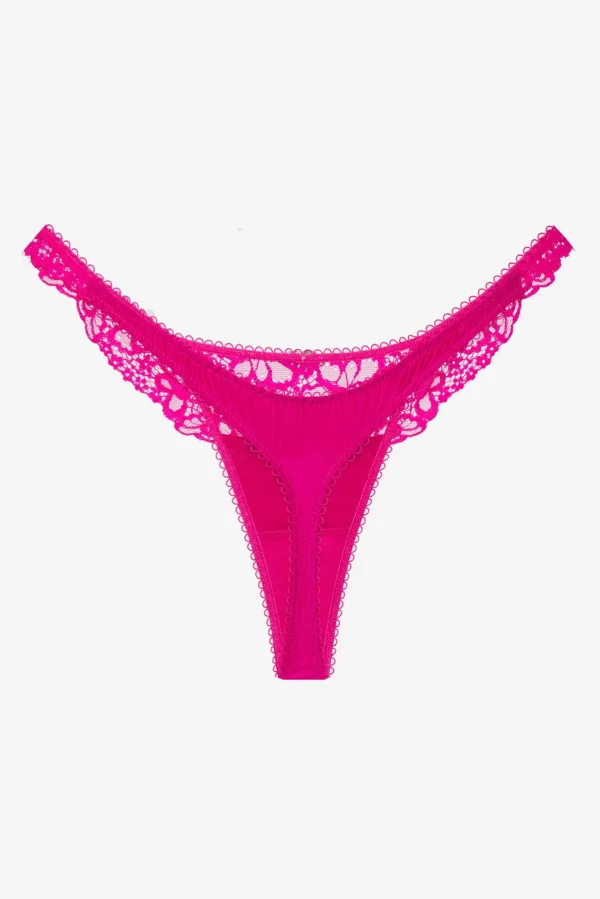 Woman For Love & Lemons Butterfly Lace Thong Panty
