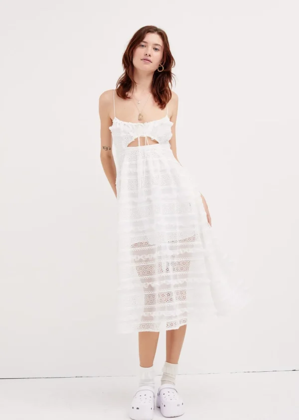 Woman For Love & Lemons Cameron Midi Dress