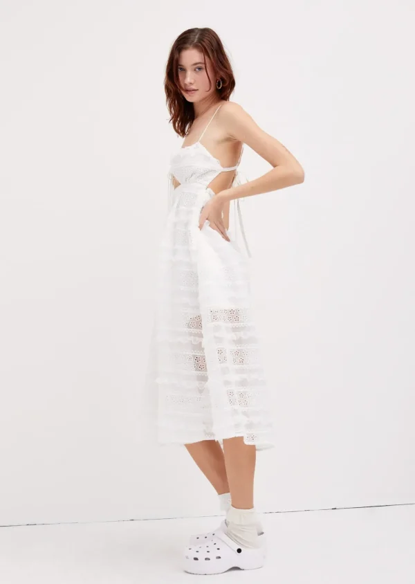 Woman For Love & Lemons Cameron Midi Dress