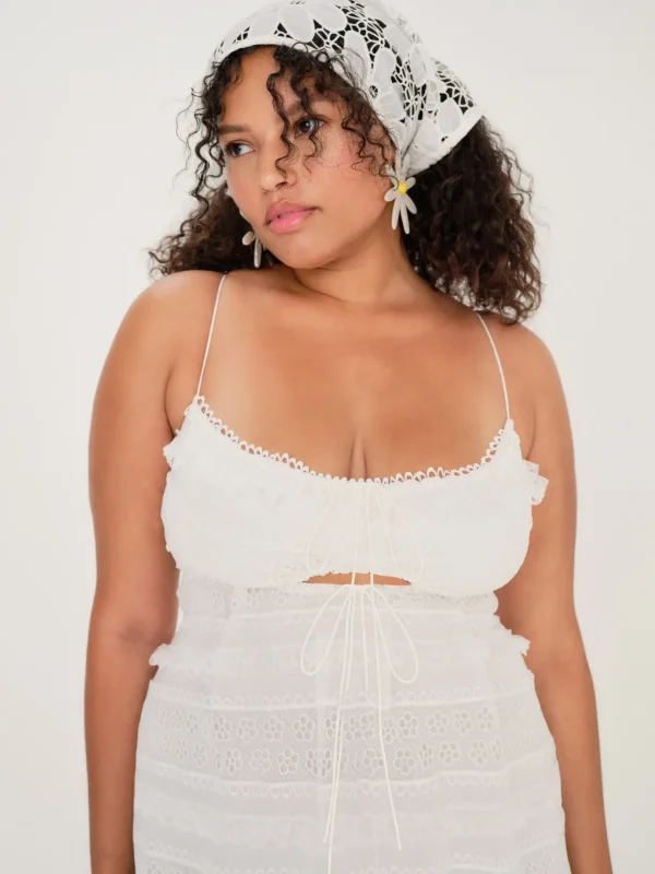 Woman For Love & Lemons Cameron Midi Dress