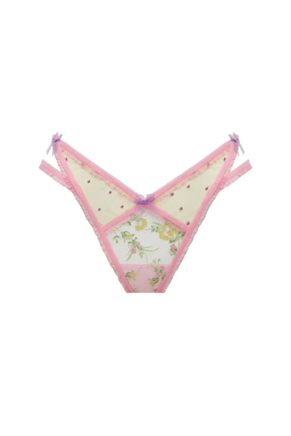 Woman For Love & Lemons Camila Strappy Thong Panty