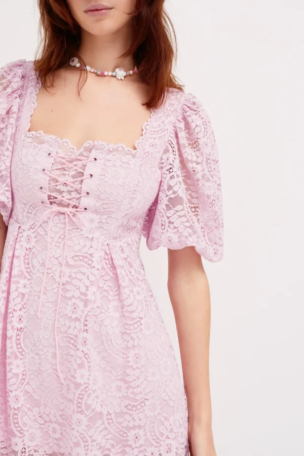 Woman For Love & Lemons Carmela Midi Dress