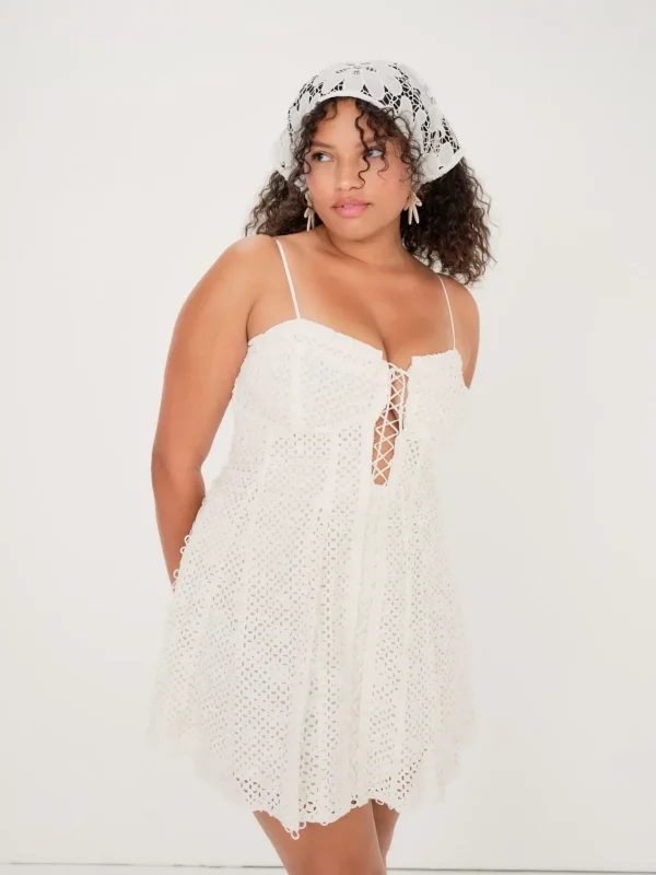 Woman For Love & Lemons Cassie Corset Mini Dress