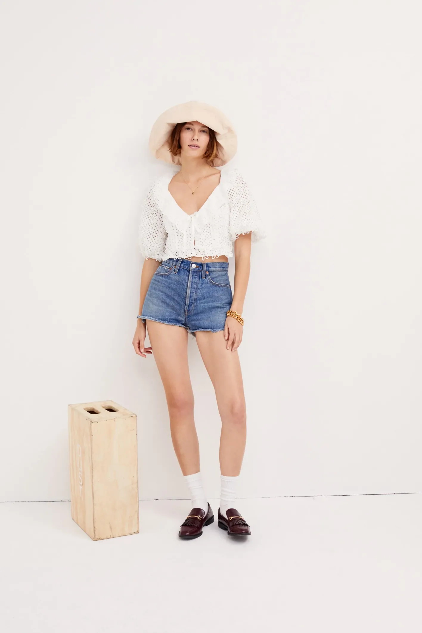 cassie_crop_top_4.webp Woman For Love & Lemons Cassie Crop Top