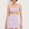 Woman For Love & Lemons Charlotte Mini Skirt