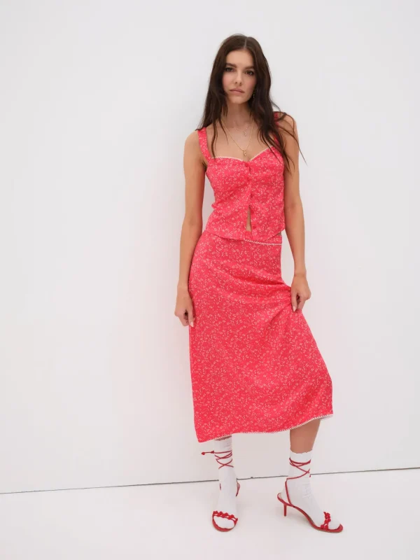 Woman For Love & Lemons Chianti Top