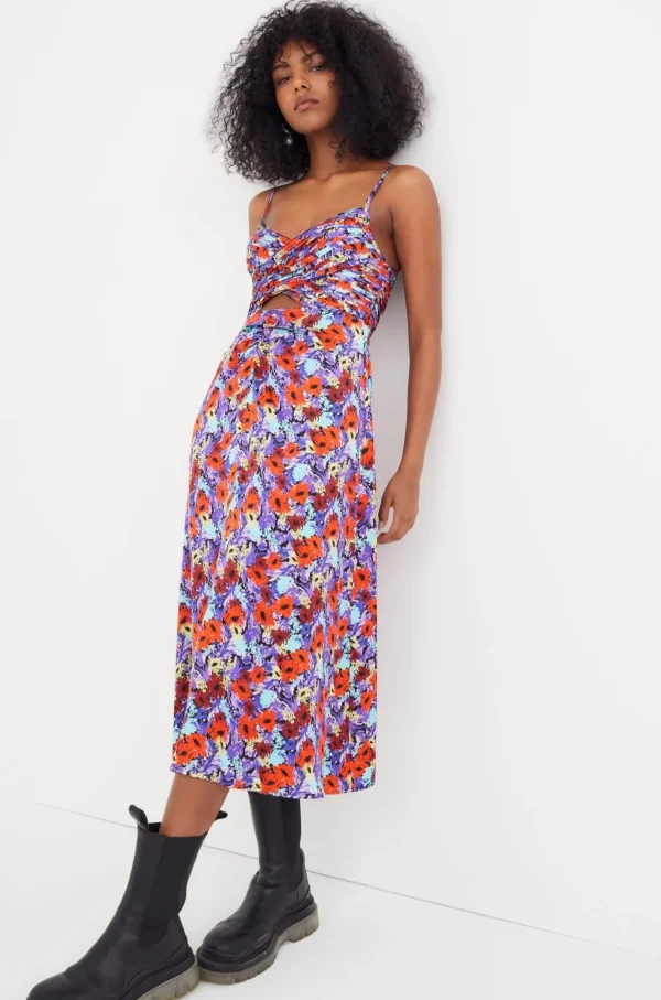 Woman For Love & Lemons Chiara Midi Dress