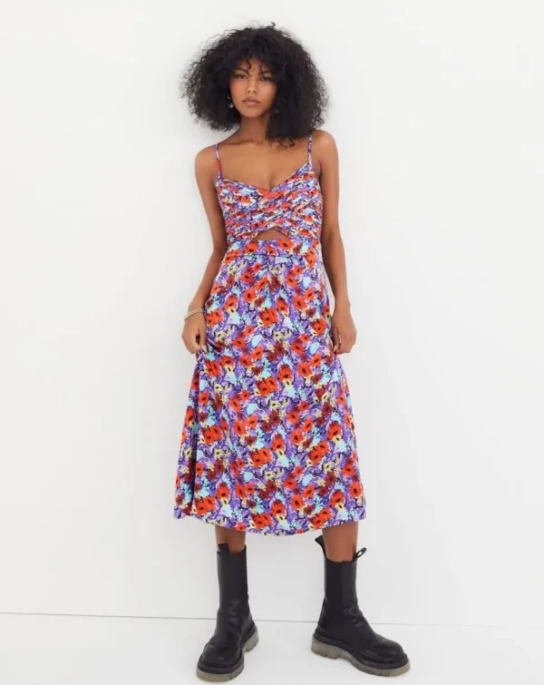 Woman For Love & Lemons Chiara Midi Dress