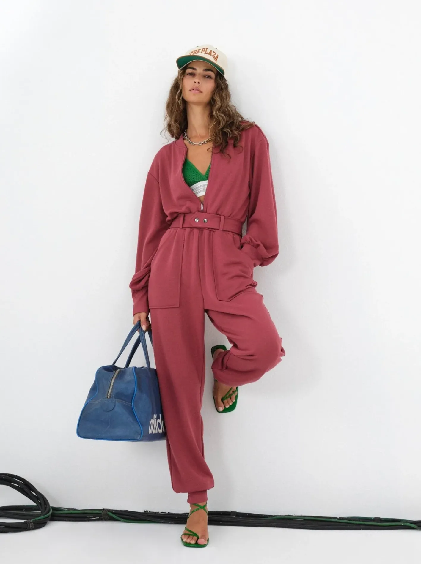 cinched_jumpsuit_0.webp Woman For Love & Lemons Cinched Jumpsuit