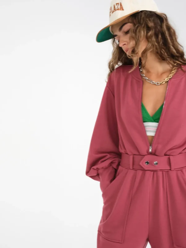 Woman For Love & Lemons Cinched Jumpsuit