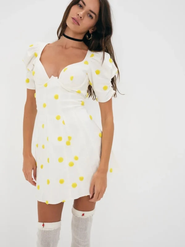 Woman For Love & Lemons Claude Mini Dress