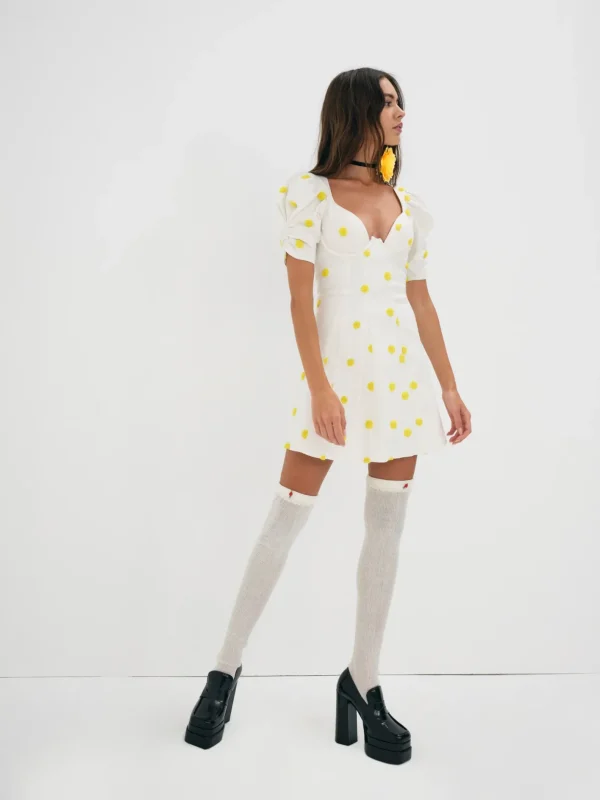 Woman For Love & Lemons Claude Mini Dress