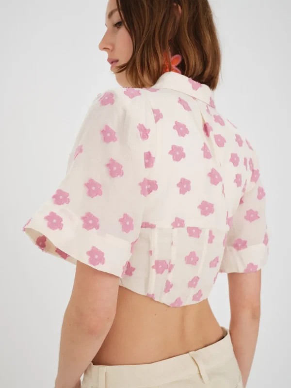 Woman For Love & Lemons Clover Top