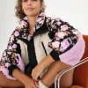 Woman For Love & Lemons Cozy Zip-Up Jacket