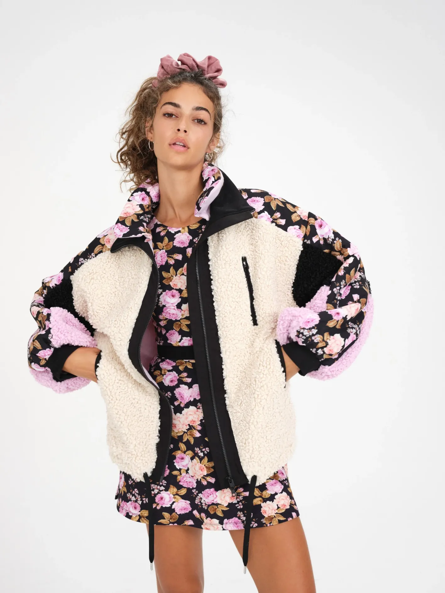 cozy_zipup_jacket_1.webp Woman For Love & Lemons Cozy Zip-Up Jacket