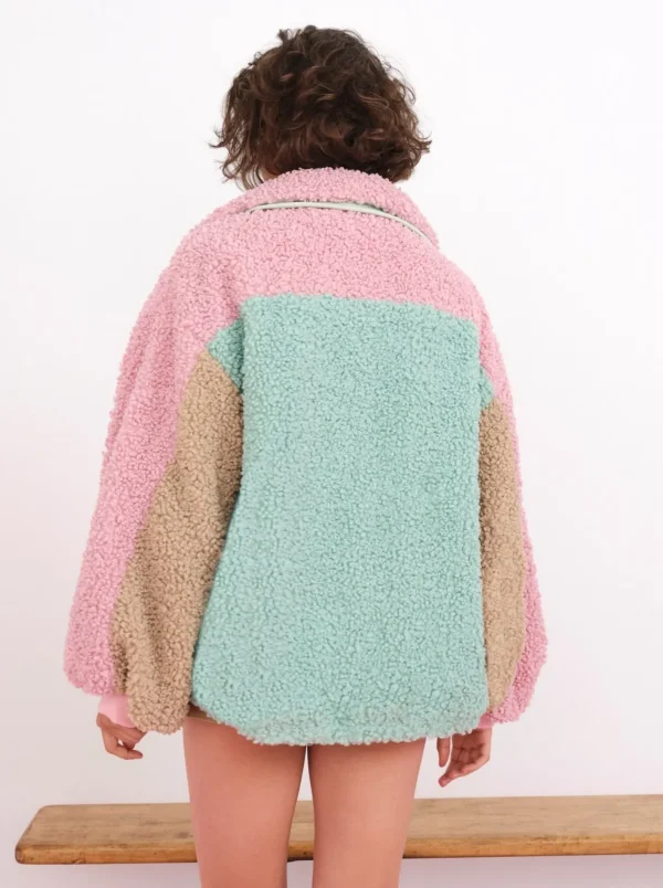 Woman For Love & Lemons Cozy Zip-Up Jacket