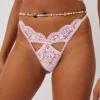 Woman For Love & Lemons Creamsicle Lace Thong Panty