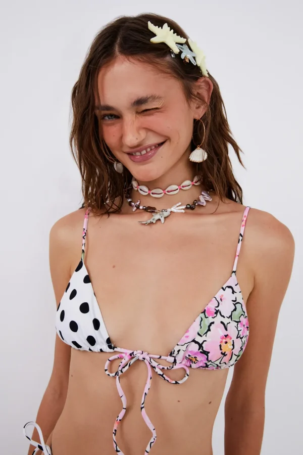 Woman For Love & Lemons Cydney String Bikini Top