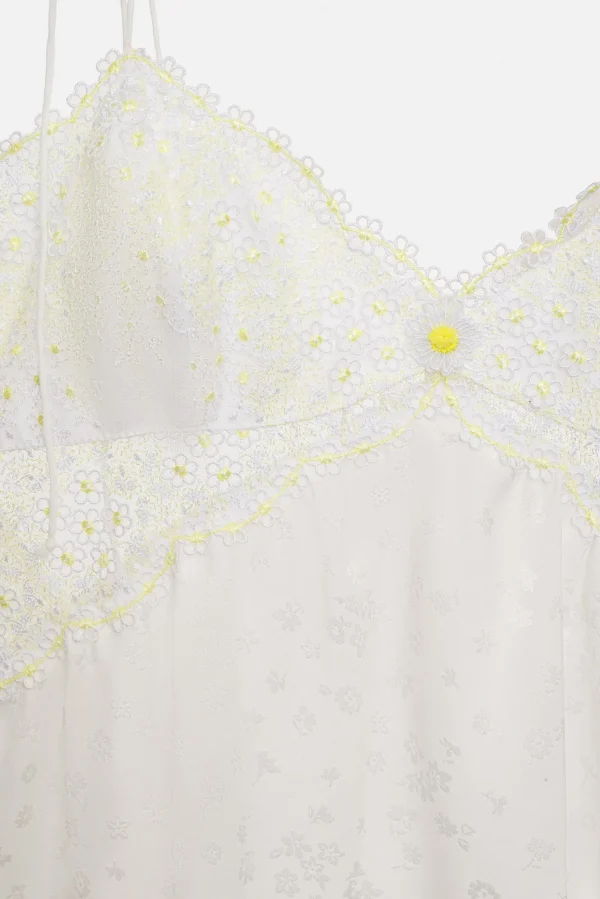 Woman For Love & Lemons 3D Daisy Slip Dress