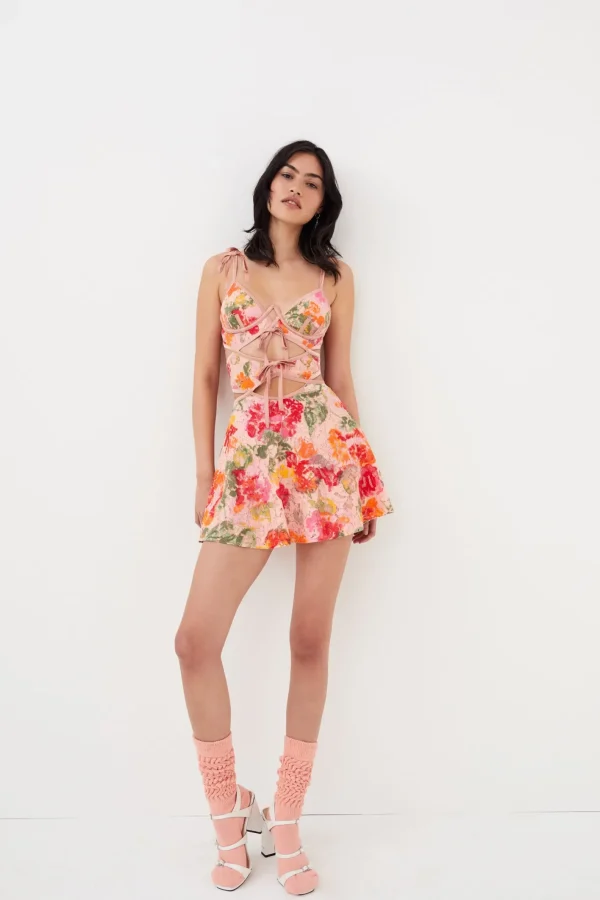 Woman For Love & Lemons Dascha Mini Dress